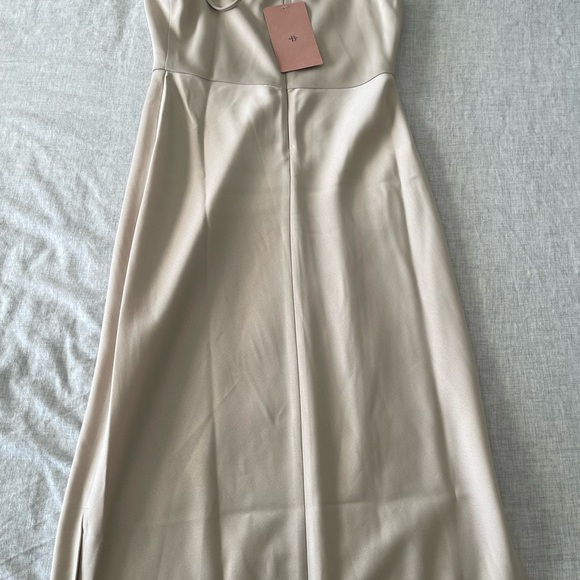 BHLDN Cali Satin Cowl-Neck Midi Slip Dress - Picture 6 of 7